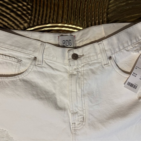 White Denim Women's Shorts - Picture 9 of 12